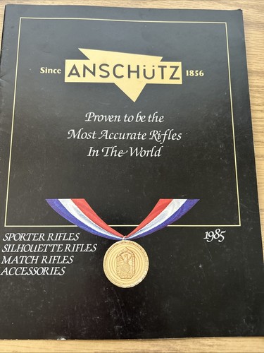 Catalogo fucili anschutz 1985 - catalogo,