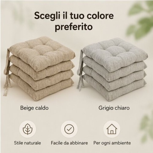 Set4 cuscini set - set, coprisedie