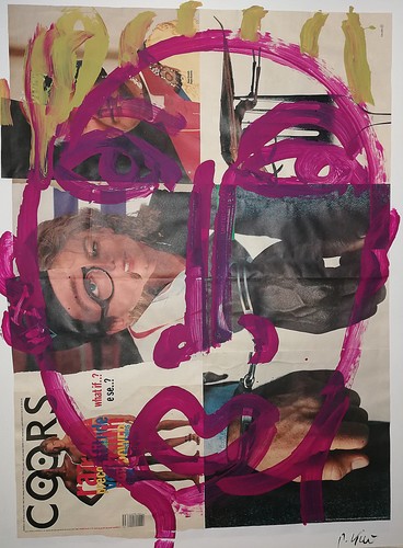 Orig collage dipinto peter - dipinto, di