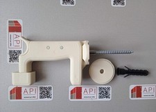 FERMA PERSIANE AUTOMATICO GRILLO BIANCO AVORIO BLOCCA FINESTRA + TASSELLO SPESS