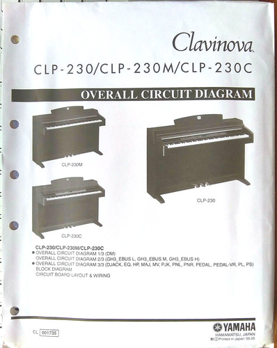 Yamaha clp 230 - 230m, 230c