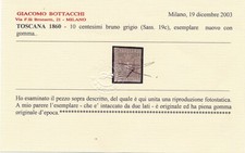 FRANCOBOLLI 1860 TOSCANA 10 C