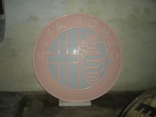 ALFA ROMEO INSEGNA CONCESSIONARIA ORIGINALE MT.120 X 120 -SOLO RITIRO IN LUOGO !