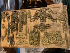 Fregi Fregio Ottone Dorato Decorazioni Rosetta Bocchetta Maniglia Medaglione