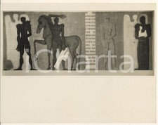1936 TRIENNALE DI MILANO Pannello in ceramica Nino STRADA Tullio D'ALBISOLA Foto