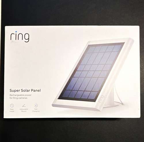 Ring super solar panel white - ring,