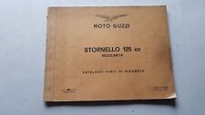 Moto Guzzi Stornello Regolarità 125 1966 catalogo ricambi ORIGINALE  