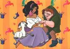 Walt Disney - Esmeralda e Quasimodo - Il Gobbo di Notre Dame - Cartolina Post...