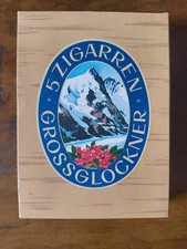 Rara Scatola Vintage vuota di Sigari Grossglockner, Decorativa e da Collezione 
