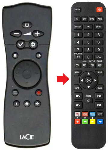Telecomando per lacie - telecomando,