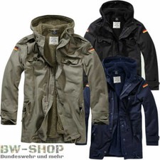PARKA BRANDIT ESERCITO TEDESCO CON FODERA E BANDIERE BW PARKA DA CAMPO PARKA DA BORDO GIACCA INVERNALE