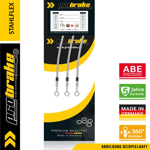 Tubo freno stahlflex argento - freno,