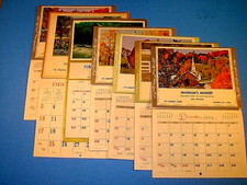 CALENDARI VINTAGE 1967 '72