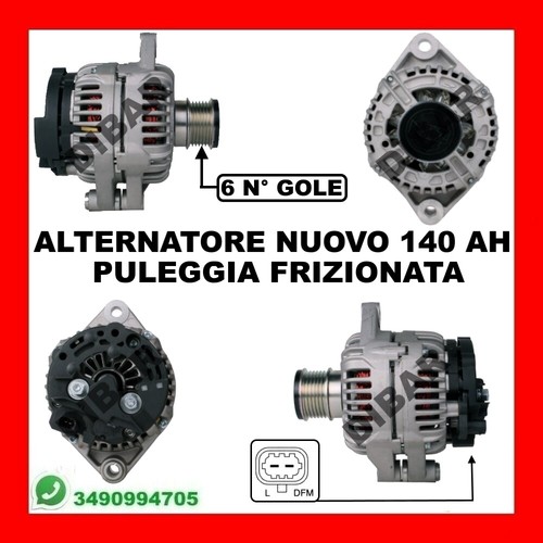 Alternatore nuovo 140ah - nuovo, saab