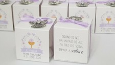 Scatoline personalizzate per confetti Bomboniera Comunione, Cresima, Battesimo..