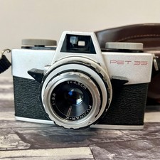 Fuji FujiPet 35 fotocamera punta e scatta pellicola 35 mm vintage rara!