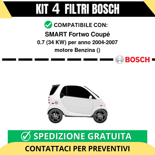 Kit bosch filtri tagliando - kit,