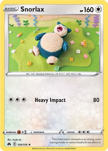 Snorlax crz 109 159 nm - snorlax,