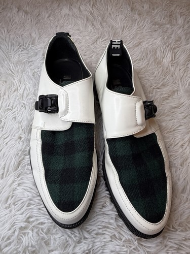 Scarpe msgm italy pelle bianca - pelle,