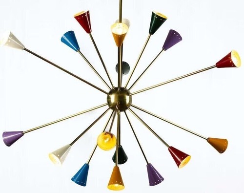 Lampadario sputnik multicolore - sputnik,