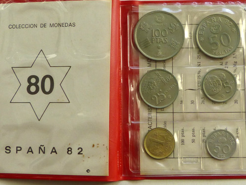 Set monete 1980 calcio - set,