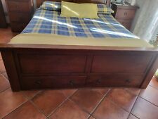 Vendo per cambio arredo letto matrimoniale 200x160 legno noce doghe incluse 