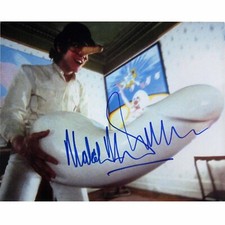Malcolm McDowell Foto Cartonata Autografata Signed Paper Photo Arancia Meccanica