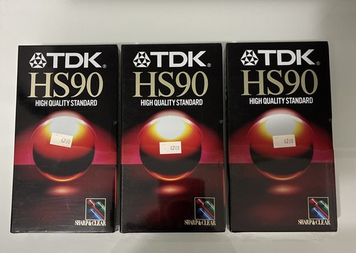 Lotto 3videocassette vergini