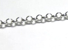 Catena rolò 1.7 mm di 50 cm in argento 925 sterling NO PLACCATO argento 925