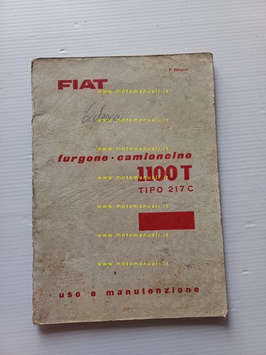 Fiat 1100 furgone 1962 - fiat, t