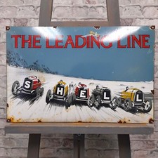 Insegna smaltata SHELL