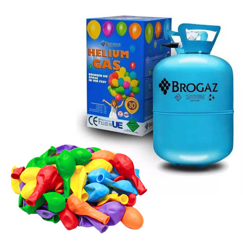 Bombola elio gas litri - 7, lt