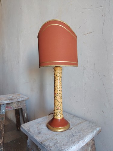 Lampad tavolo con - con, paralume