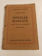1312 Giovanni Verga novelle rusticane di Luigi Russo