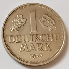1 Marco Germania 1977 zecca F (Stoccarda)