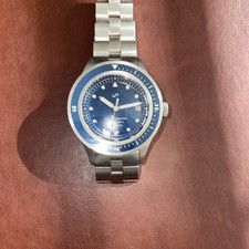 Circa Vintage AV 1956 Marine Quadrante Nero Stile Subacqueo Analogico Orologio Uomo Scatola Usato