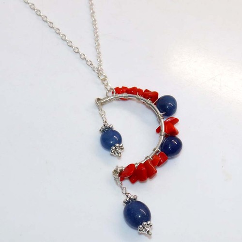 Collana corallo rosso - corallo,