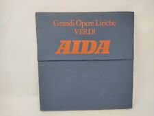 GIUSEPPE VERDI GRANDI OPERE LIRICHE AIDA 4 LP 33 GIRI FABBRI[Z49-057]