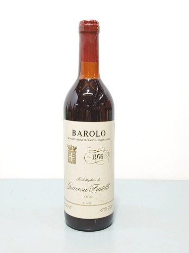 Barolo fratelli giacosa 1976 - barolo,