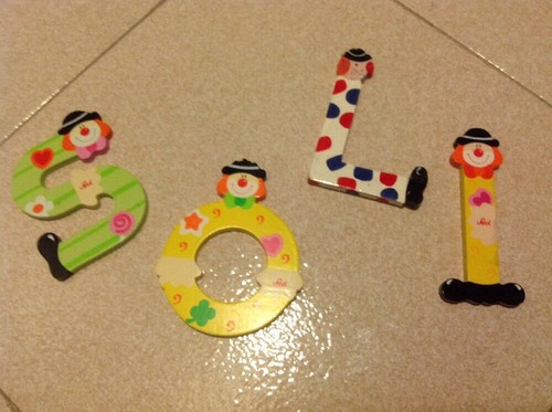 Lettere legno sevi s - legno, pz