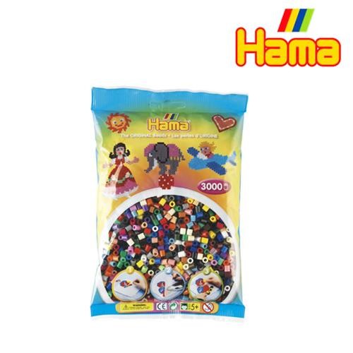 Hama 201 3000 mixed beads - 201-67,