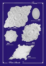 medaglione classico in gesso decoro soffitto stucco decorativo lampadario