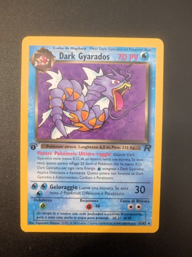 Pokémon card dark gyarados - dark,