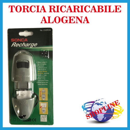 Torcia con magnete alogena - con,