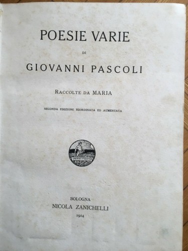 Poesie varie raccolte - poesie, da