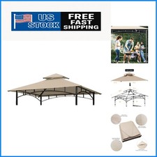 Elegante tettoia di ricambio a doppio livello 5 piedi x 8 piedi per gazebo L-GZ238PST-11