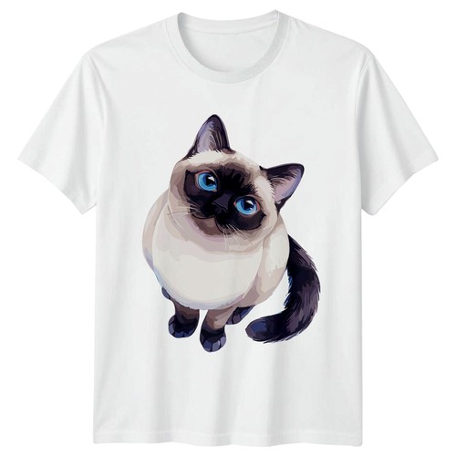 Shirt gatto siamese amanti - gatto,