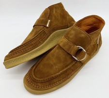 STIVALI/SCARPE PAUL SMITH KOIKE PELLE DI MUCCA MARRONE CHIARO/CAMOSCIO NUOVI SCATOLA TAGLIA:UK9 EU43 U10