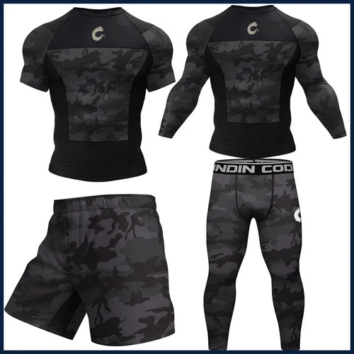 Set spacche pantaloncini neri