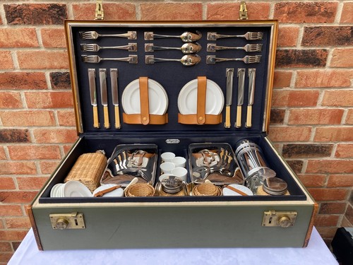 Antica valigetta picnic per - antica,